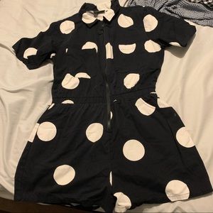 Polka dot Lazy Oaf short boiler suit
